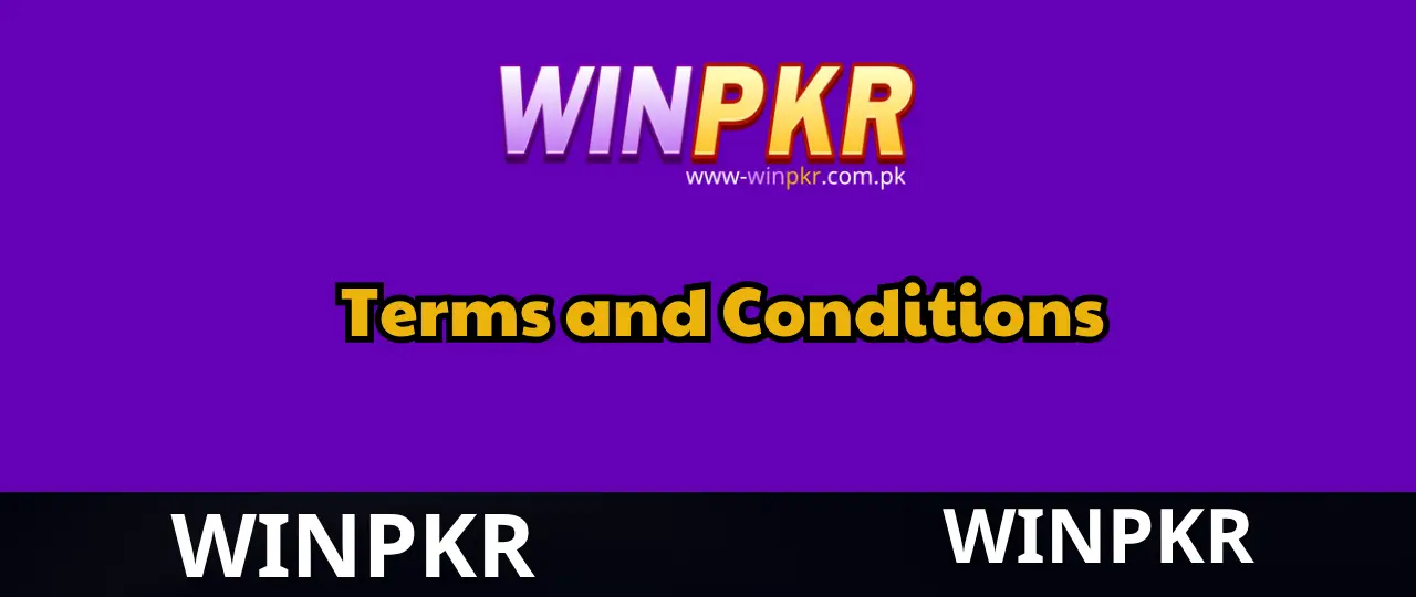 WinPKR Terms and Conditions 1 Terms and Conditions Winpkr